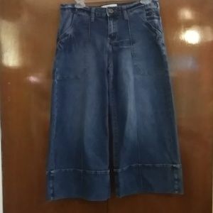 Baby Phat Wide Leg Cropped Jeans